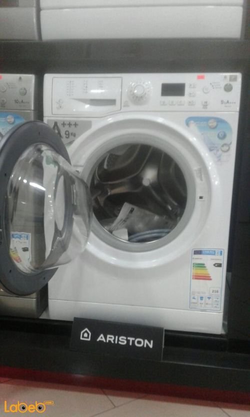 Ariston Front Loading Washing Machine - 9Kg - White - Wmg9237bex