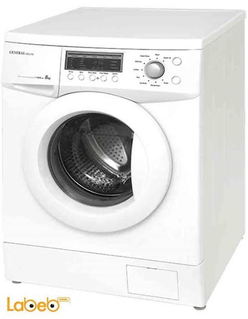General Deluxe Washing Machine - 8Kg - silver color - GAW8104S