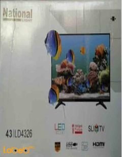 National light led TV - 43 inch - Full HD - LD4326 model