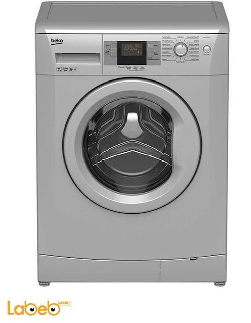 Beko washing machine - 7Kg - 1000Rpm - silver - WMY 71033