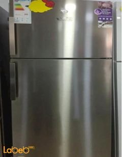 Beko Refrigerator top freezer - 406L - Stainless - RDNE510M21X