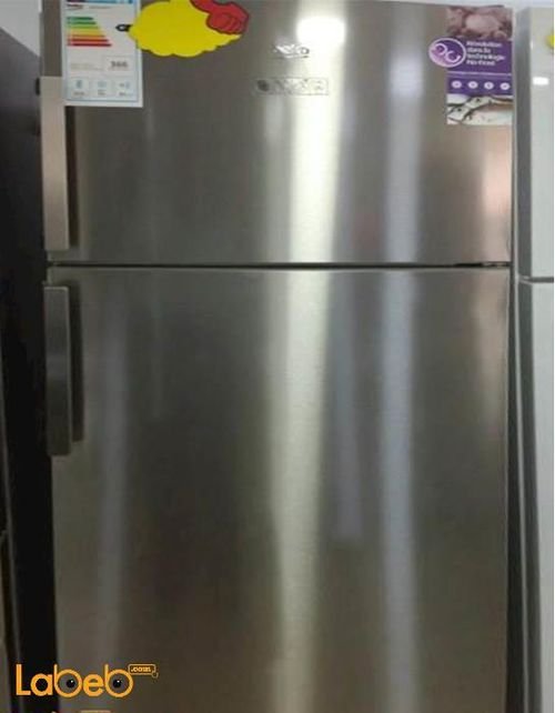 Beko Refrigerator top freezer - 406L - Stainless - RDNE510M21X