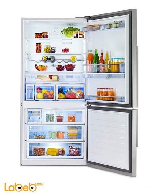 Beko Refrigerator Bottom Freezer - 521L - Stainless - CN161230Dx