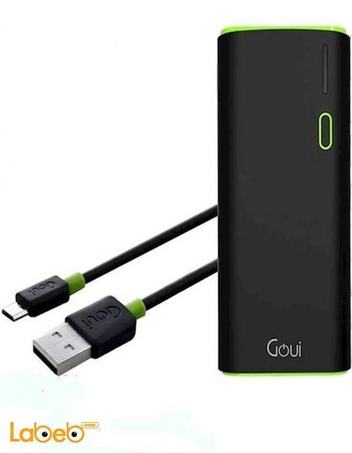 Goui portable battery + sync cable - 13000mAh - Dual USB ports