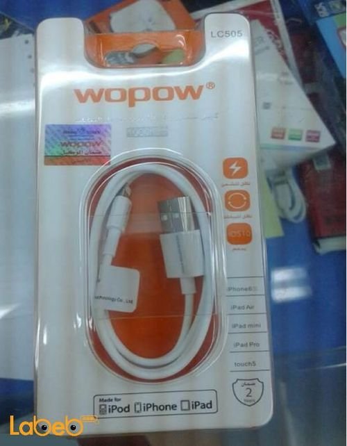Wopow Lightning to USB cable - for ipod/iPhone/ipad - 1m - LC505