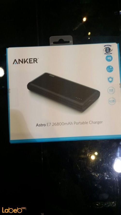 Anker astro E7 portable charger - 26800mAh - Black - A1210H22