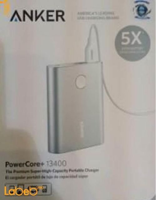 Anker PowerCore +13400mAh - 2 USB Ports - White - A1315H41