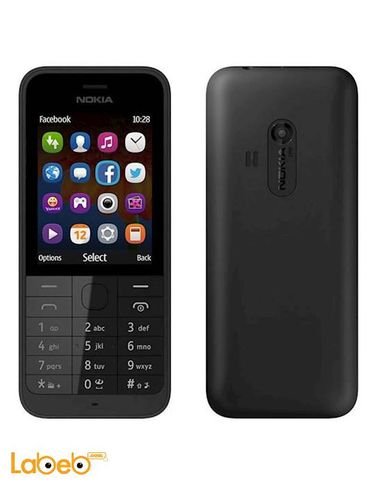Nokia 230 Dual SIM mobile - 2.8 inch - 2MP - Black color