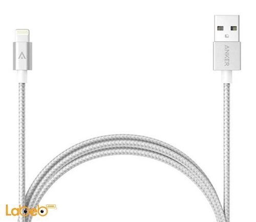 Anker Lightning to USB Cable - 0.9m - Silver color - A7136