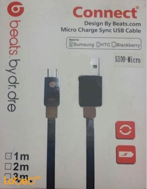Beats by dr dre Micro charge sync usb cable - 1m - 5300-micro