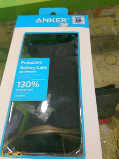 Anker protective battery case - 3100mAh - for iPhone 6 - Black