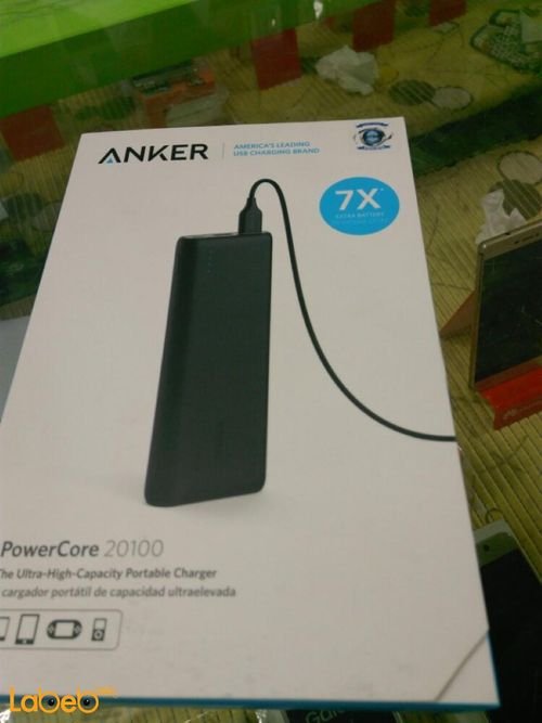 Anker PowerCore - 20100mAh - 2 USB Ports - Black - A1271H12