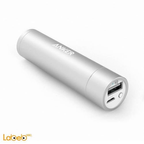 Anker PowerCore+ mini - 3350mAh - USB Ports - silver color