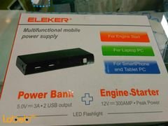 ELEKER Power Bank - 9600mAh - 2 USB Port - white - CE65-C96