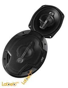 سماعات JVC بيضاوية للسيارة - قدرة 650 واط - لون أسود - CS-HX6959