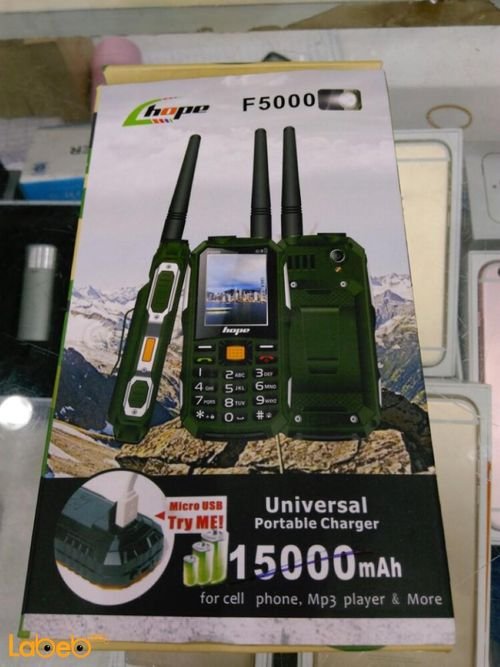 Hope mobile - Dual sim - 15000 mAh - Black - f5000 model