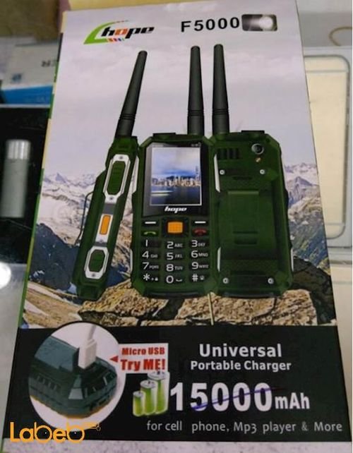 Hope mobile - Dual sim - 15000 mAh - Black - f5000 model