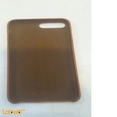 mobile back cover - for iphone 7 plus - leather - brown color