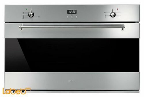 Smeg gas built in oven - 90cm size - Stainless - SF9370GGX