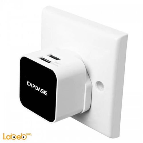 Capdase Dual Usb Power Adapter - White color - Cube K2