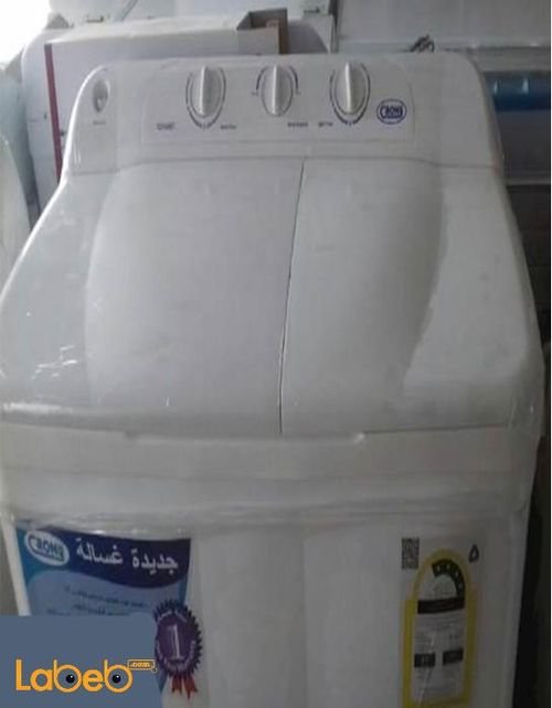 Crony Twin Tup washing machine - 12kg - White - 12114007 model
