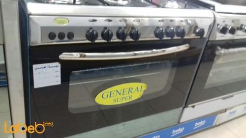 General Super oven - 5 burners - 60x90cm - silver color