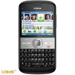 Nokia E5 mobile - 250MB - 2.36 inch - 5MP - Black color