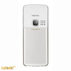Nokia 6300 mobile - 7.8MB - 2 inch - 2MP - White color