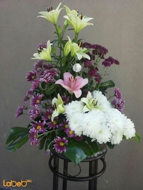 بوكية ازهار - زهرة ليليوم - زهرة كريز - نبتة القفص الصدري