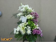 Flower bouquet - laly - white rose - craze - Dutch Green