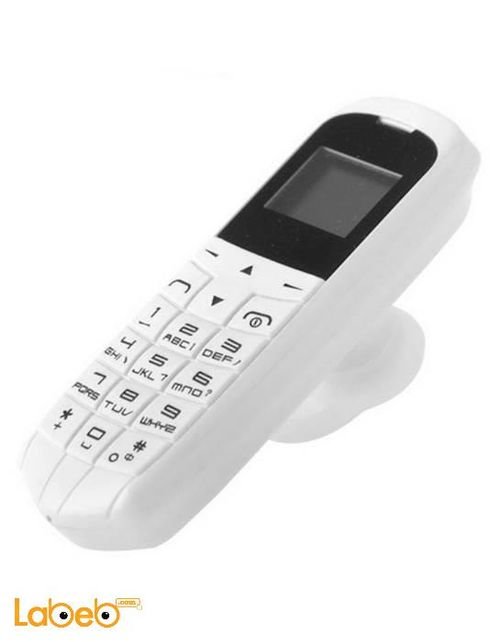 Three in one J8 Smart Mini phone - Bluetooth 3 - 0.66inch - white