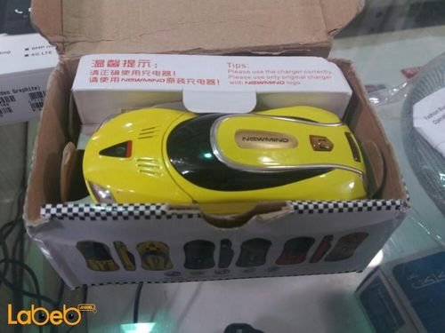 New mind mobile - Dual Sim - 1.77 inch - yellow color - F1 CAR