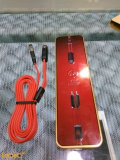 WK charging cable - for iphones - Sync & Data cable - red color