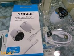 Anker home Charger - 5V - 2 Port USB - White color - A7111