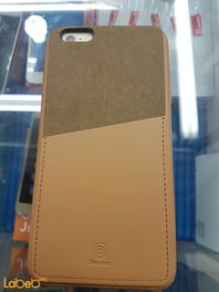 Baseus mobile back cover - for iPhone 6 plus - Brown color