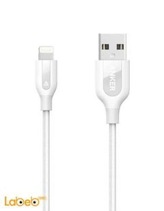 Anker PowerLine+ lightning - 0.9m - White color - A8121H2A