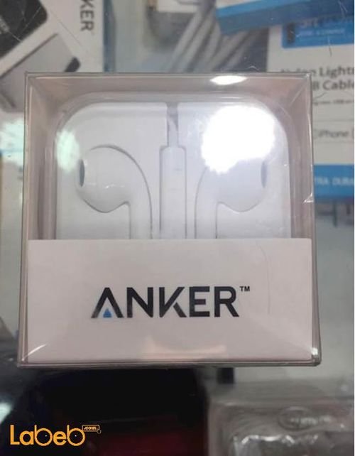 Anker Wired Headset - for iphones - 3.5mm - white color