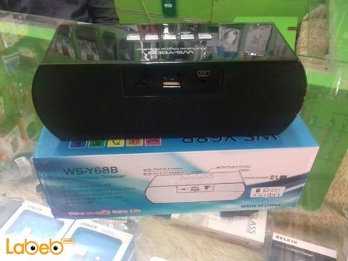 Draadloze Wireless mini speaker - black color - WS-Y68B