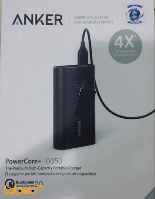 Anker PowerCore+ charger - phones & tablets - 10050mAh - A1310651