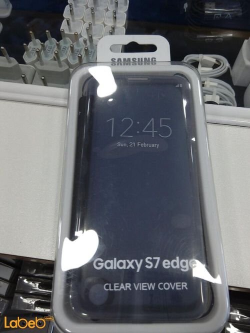 Samsung galaxy S7 edge clear view cover - Dark blue