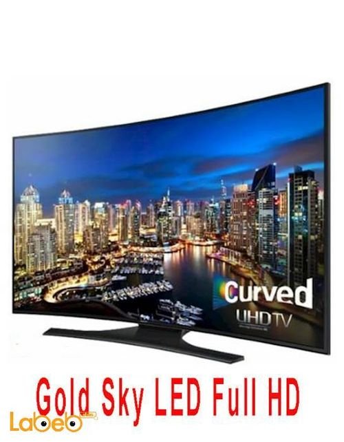 Gold Sky LED Full HD Curved Smart TV - 50 inch - Gs50Js8 model