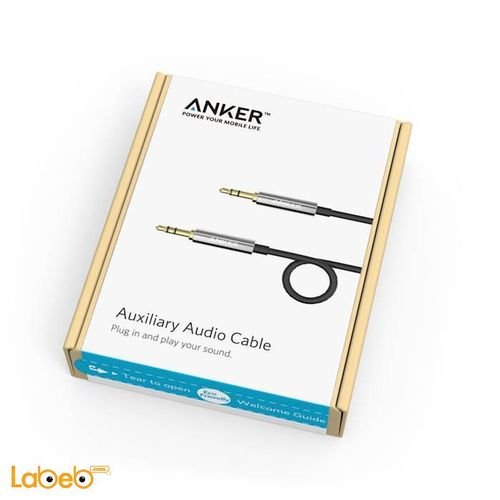Anker Premium Auxiliary Audio Cable - 1.2m - black - A7123011