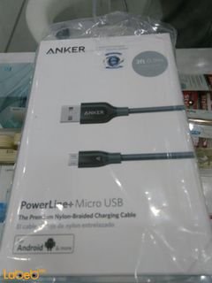 Anker PowerLine+ Micro USB - 0.9m - black color - A8142HA1