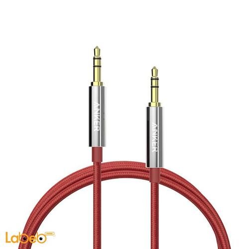 Anker Nylon Braided Auxiliary Audio Cable - 1.2m - red - A7113091