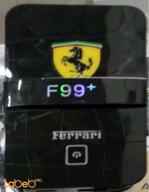 Ferrari portable power - 9000mAh - Black color - F99+ model