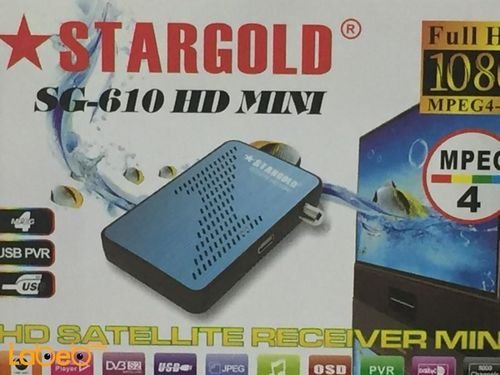 STARGOLD Satellite Receiver Mini - 1080p - blue - SG-610HD MINI