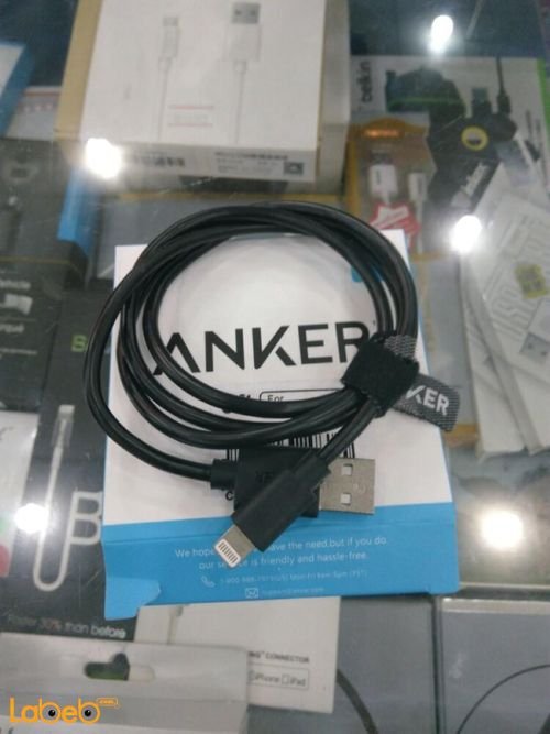 Anker PowerLine Lightning - 0.9m - Black color - A8112