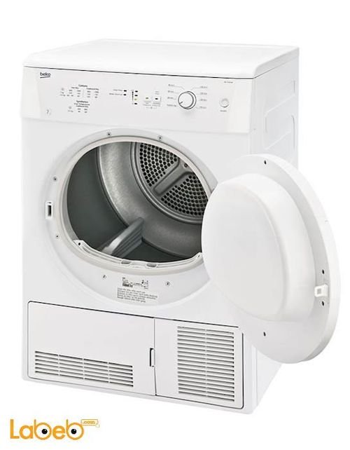 Beko Front Loading Tumble Dryer - 7kg - White - DC 7130 model