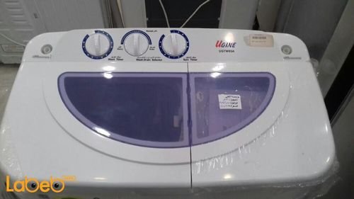 Ugine Twin Tub Washing Machine - 5Kg - White - UGTW05A model