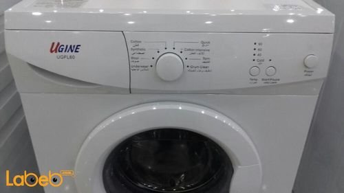Ugine Front Load Washing Machine - 6Kg - White - UGFL60 model